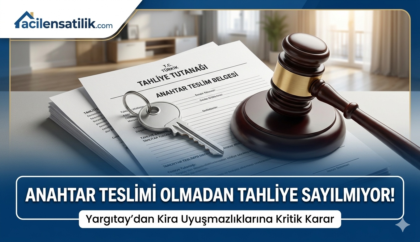 Yargıtay Son Noktayı Koydu: Resmi Anahtar Teslimi Yapmayanın Kirası İşlemeye Devam Edecek!
