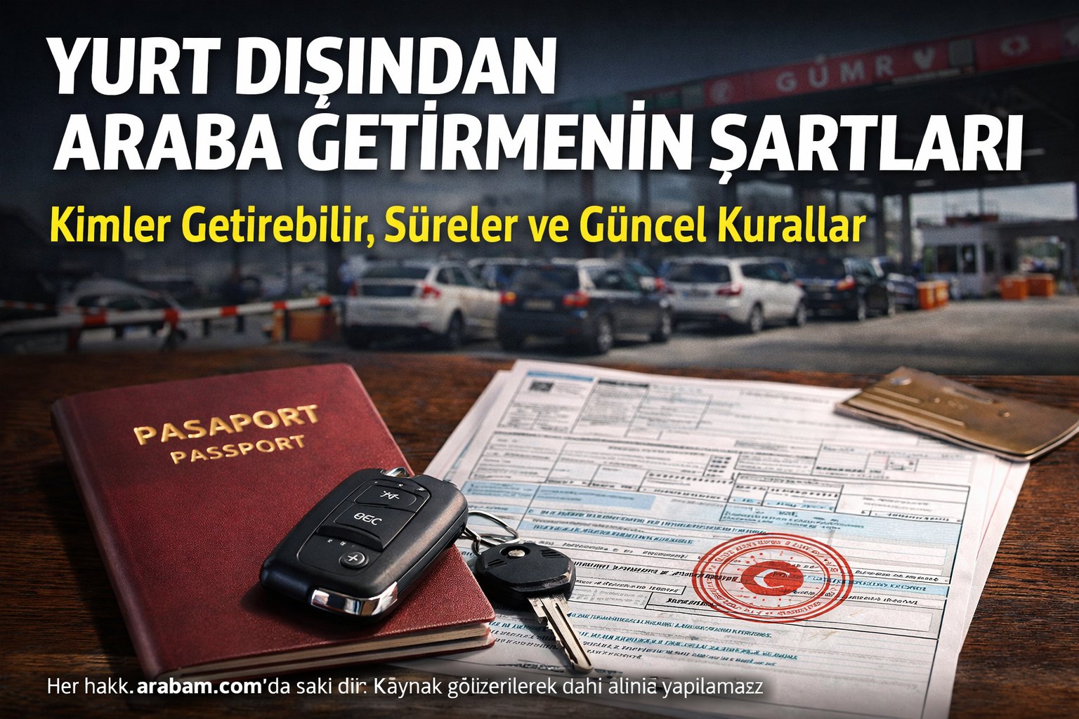Yurt Dışından Araç Getirmek Artık Daha Zor! İşte Yeni Kurallar